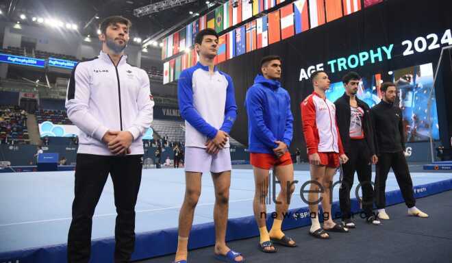 Baku hosts opening ceremony of FIG Artistic Gymnastics Apparatus World Cup Azerbaijan Baku 7 March 2024

